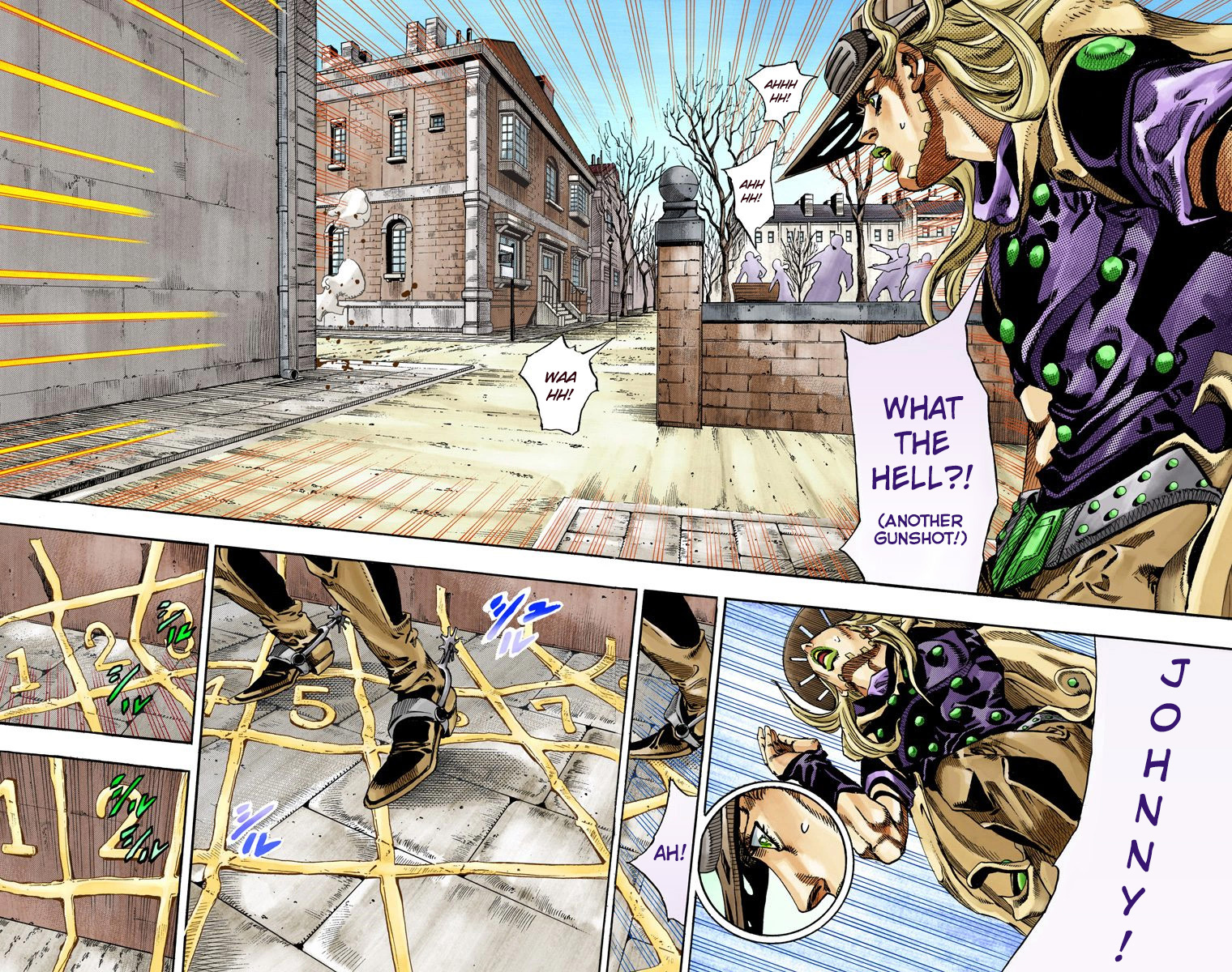 JoJo's Bizarre Adventure Steel Ball Run Colored Manga