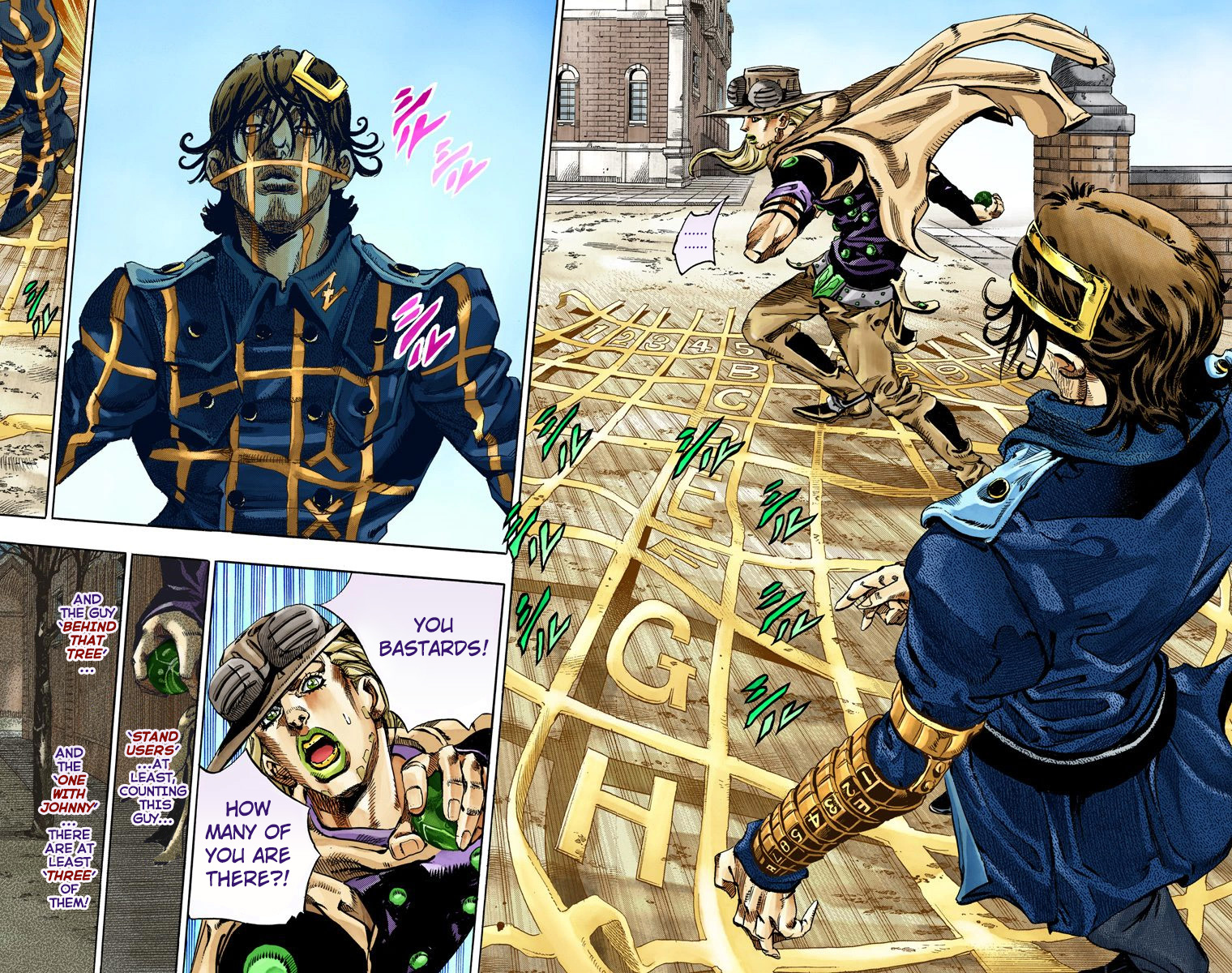 JoJo's Bizarre Adventure Steel Ball Run Colored Manga