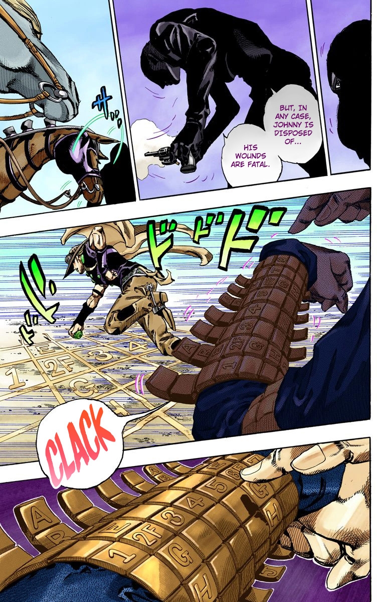 JoJo's Bizarre Adventure Steel Ball Run Colored Manga