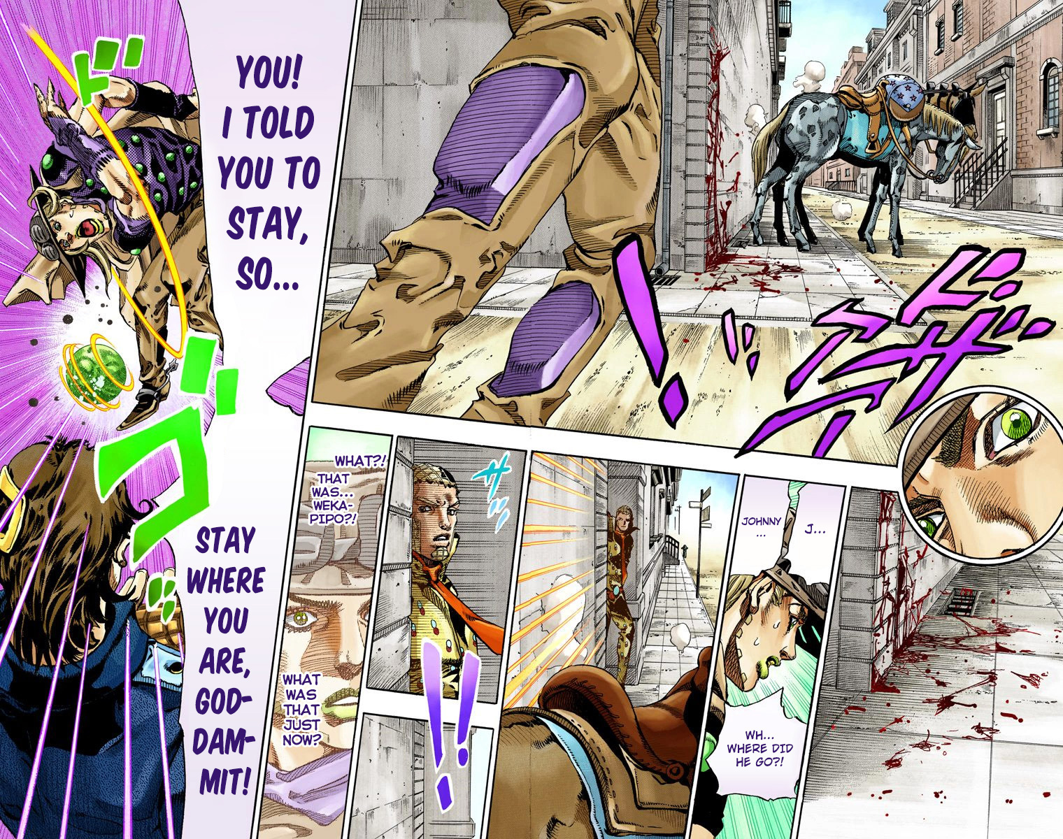 JoJo's Bizarre Adventure Steel Ball Run Colored Manga