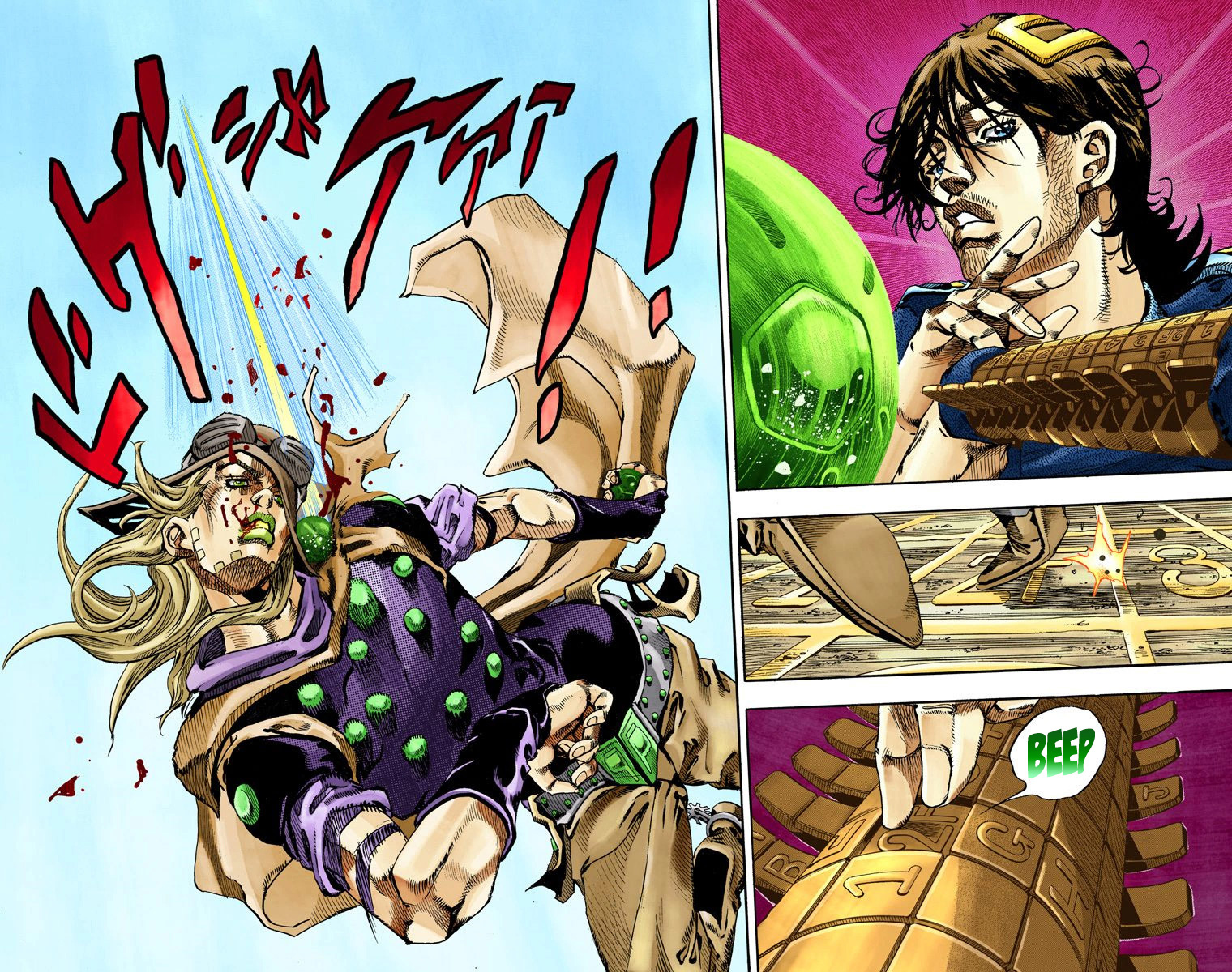 JoJo's Bizarre Adventure Steel Ball Run Colored Manga