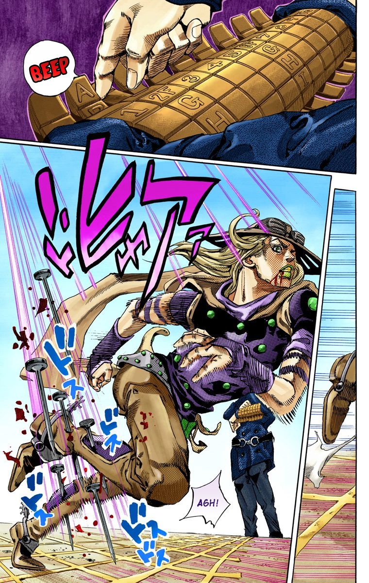 JoJo's Bizarre Adventure Steel Ball Run Colored Manga