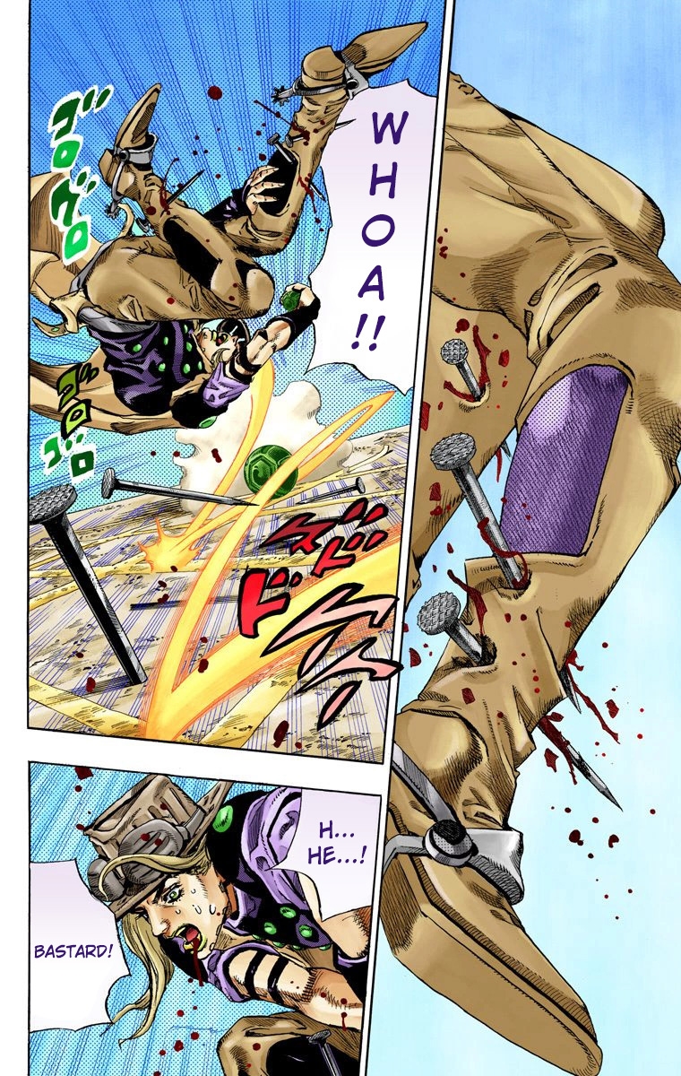 JoJo's Bizarre Adventure Steel Ball Run Colored Manga