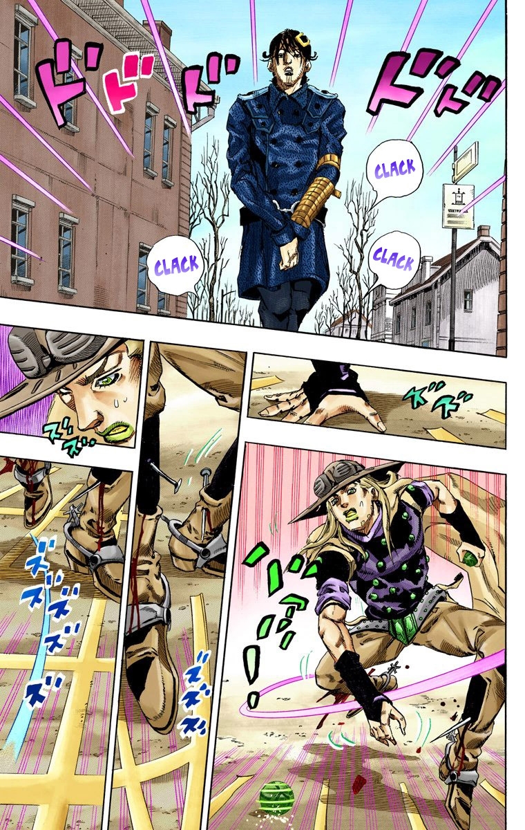 JoJo's Bizarre Adventure Steel Ball Run Colored Manga
