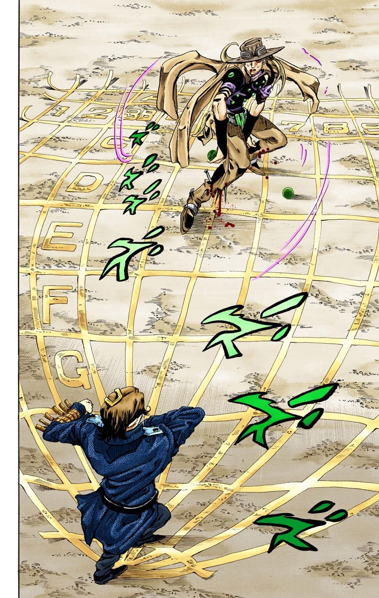 JoJo's Bizarre Adventure Steel Ball Run Colored Manga
