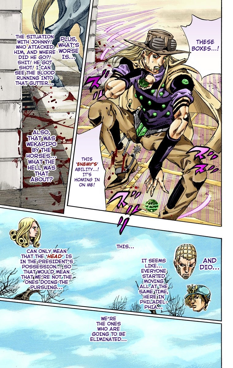 JoJo's Bizarre Adventure Steel Ball Run Colored Manga