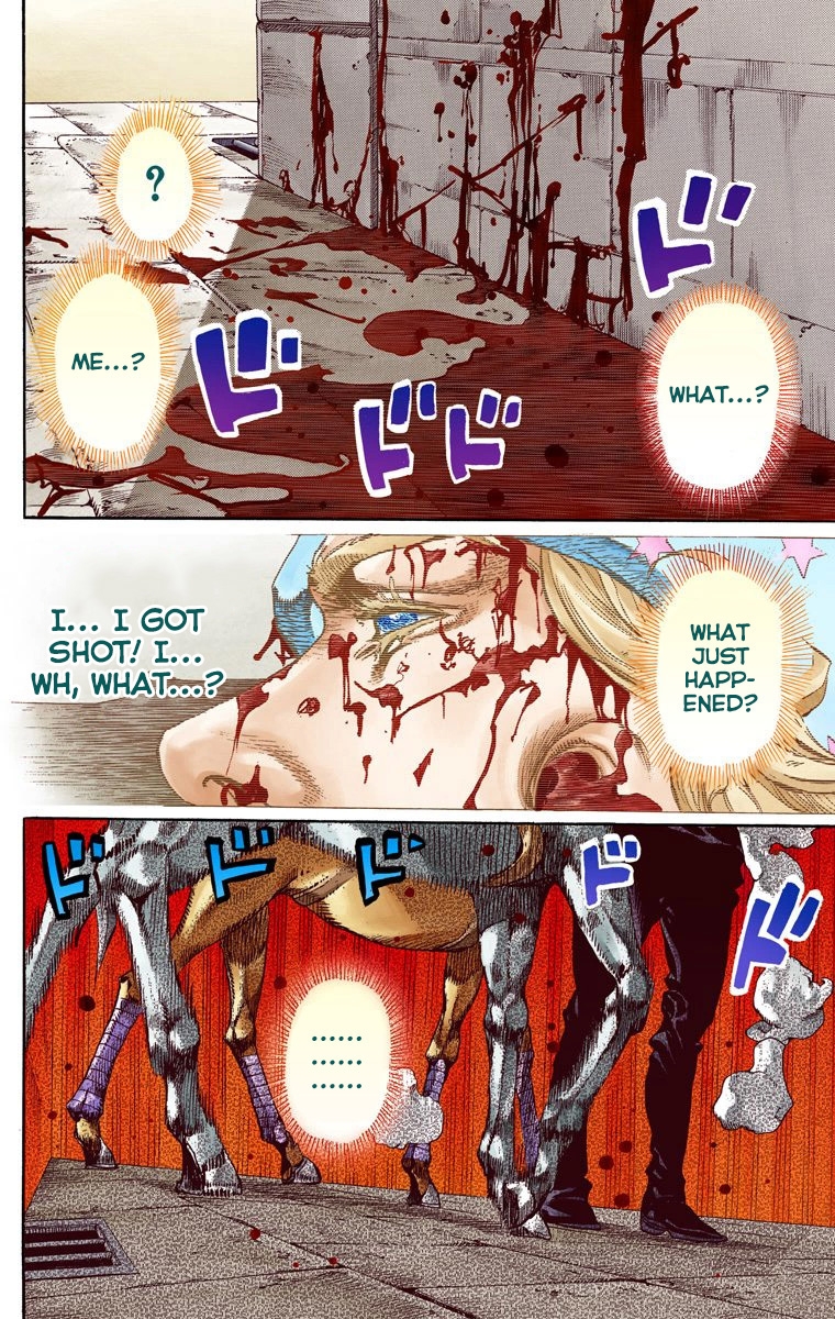 JoJo's Bizarre Adventure Steel Ball Run Colored Manga