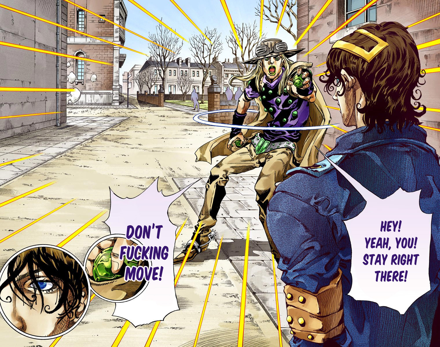 JoJo's Bizarre Adventure Steel Ball Run Colored Manga