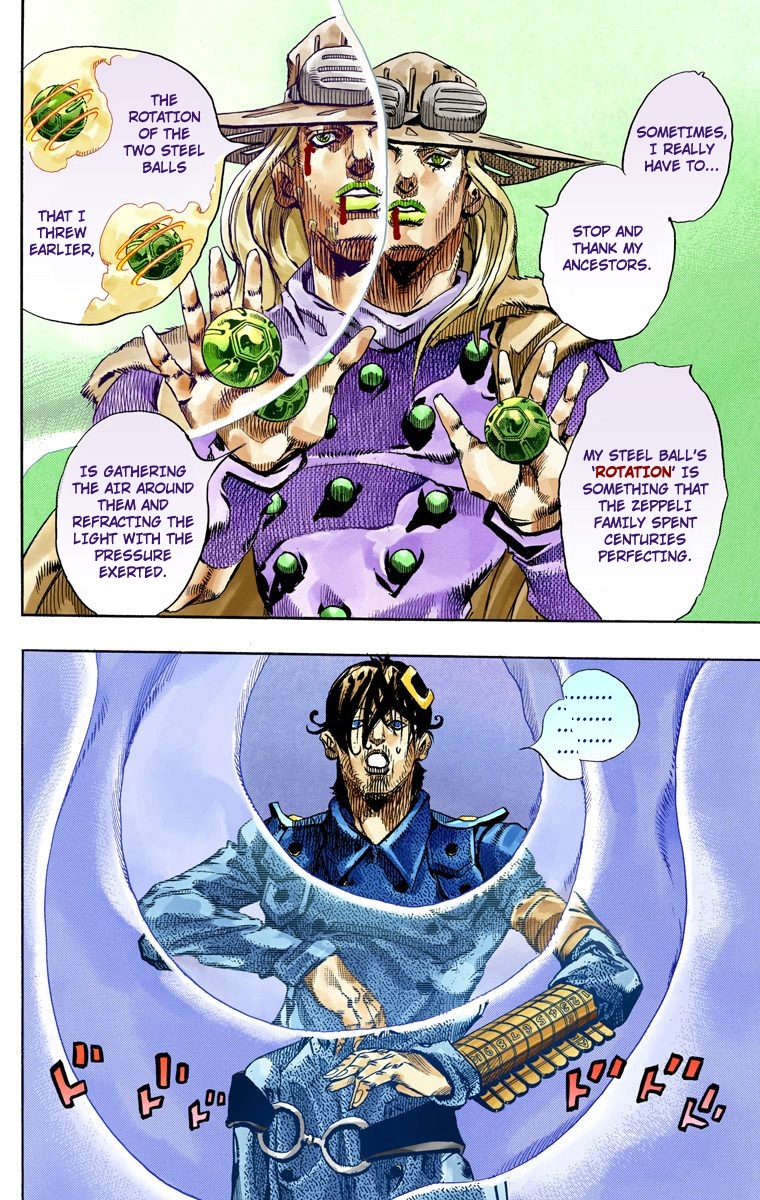 JoJo's Bizarre Adventure Steel Ball Run Colored Manga