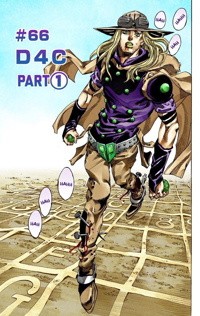 JoJo's Bizarre Adventure Steel Ball Run Colored Manga