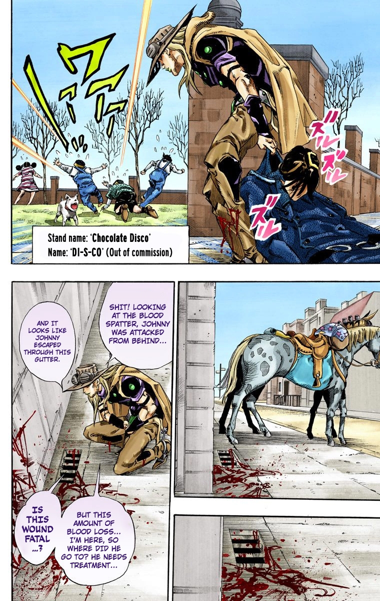 JoJo's Bizarre Adventure Steel Ball Run Colored Manga