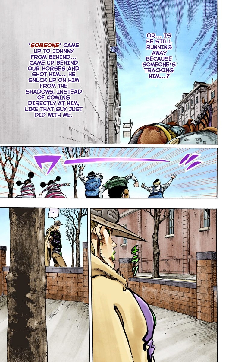 JoJo's Bizarre Adventure Steel Ball Run Colored Manga