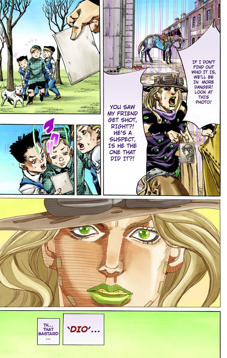 JoJo's Bizarre Adventure Steel Ball Run Colored Manga