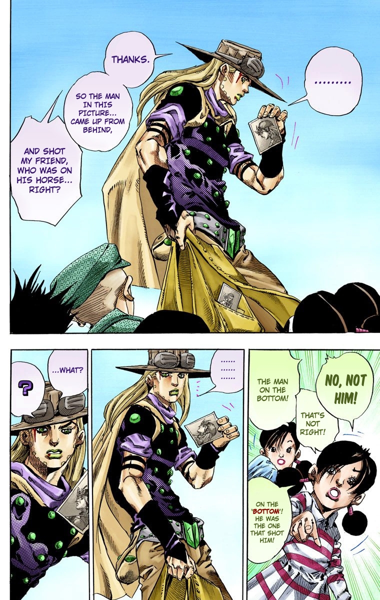 JoJo's Bizarre Adventure Steel Ball Run Colored Manga