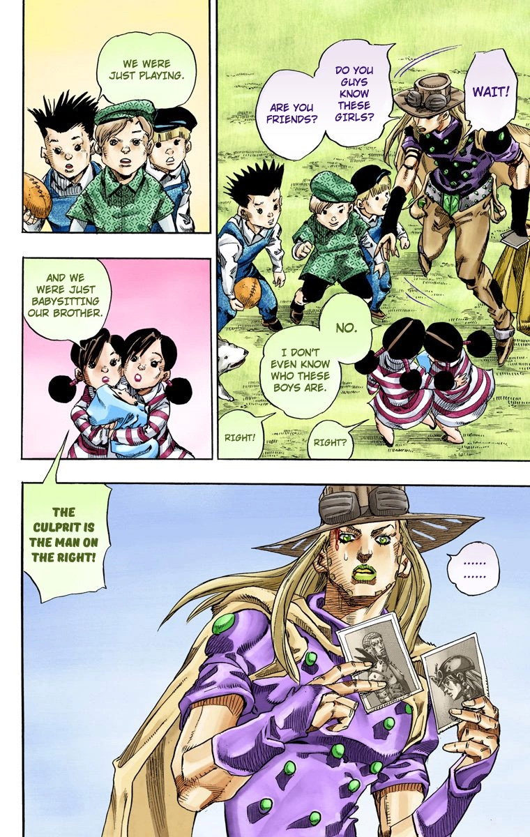 JoJo's Bizarre Adventure Steel Ball Run Colored Manga