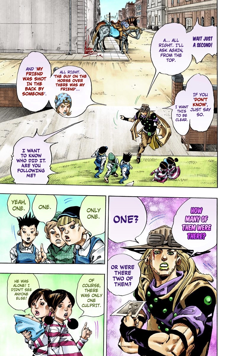 JoJo's Bizarre Adventure Steel Ball Run Colored Manga