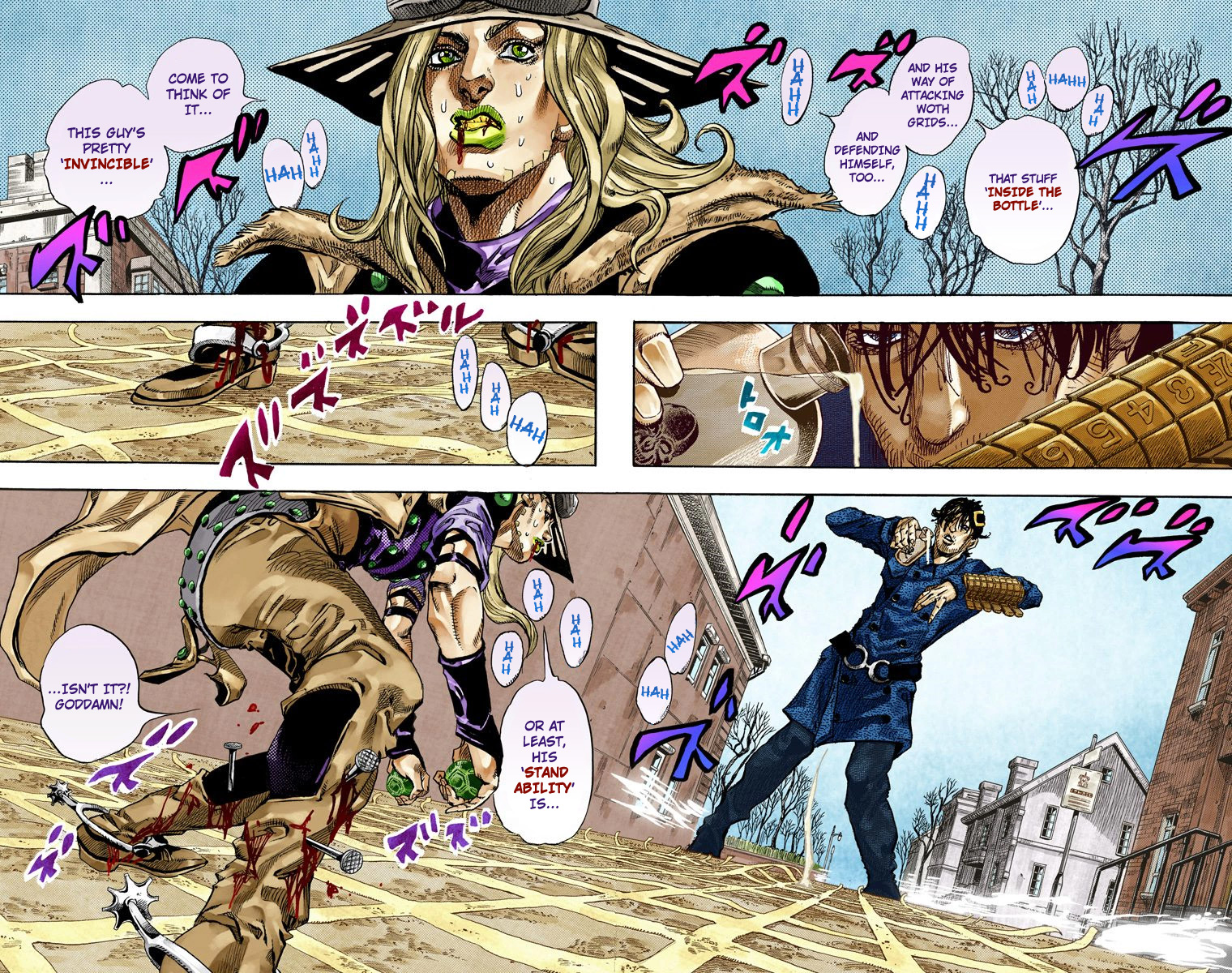 JoJo's Bizarre Adventure Steel Ball Run Colored Manga