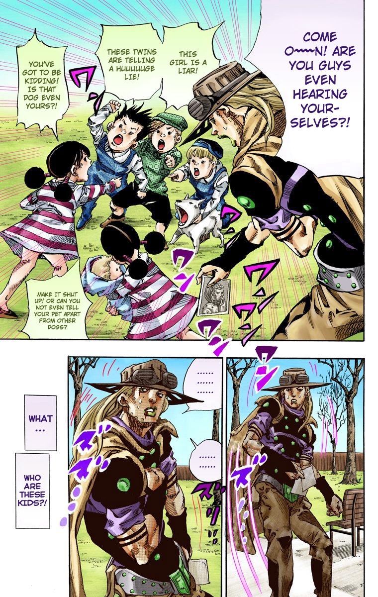 JoJo's Bizarre Adventure Steel Ball Run Colored Manga