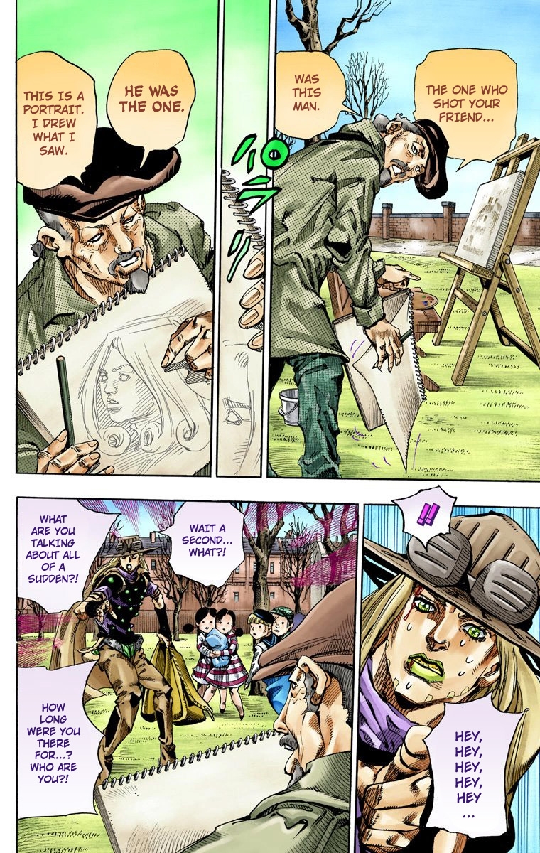 JoJo's Bizarre Adventure Steel Ball Run Colored Manga