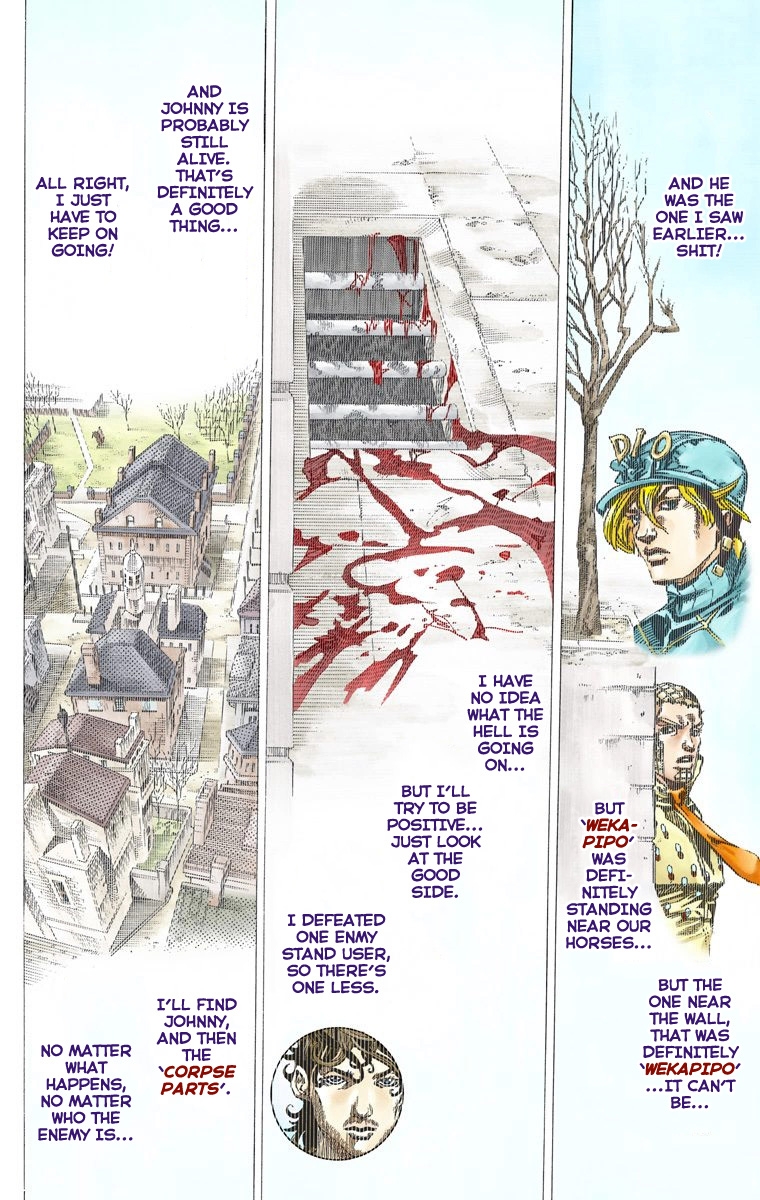 JoJo's Bizarre Adventure Steel Ball Run Colored Manga