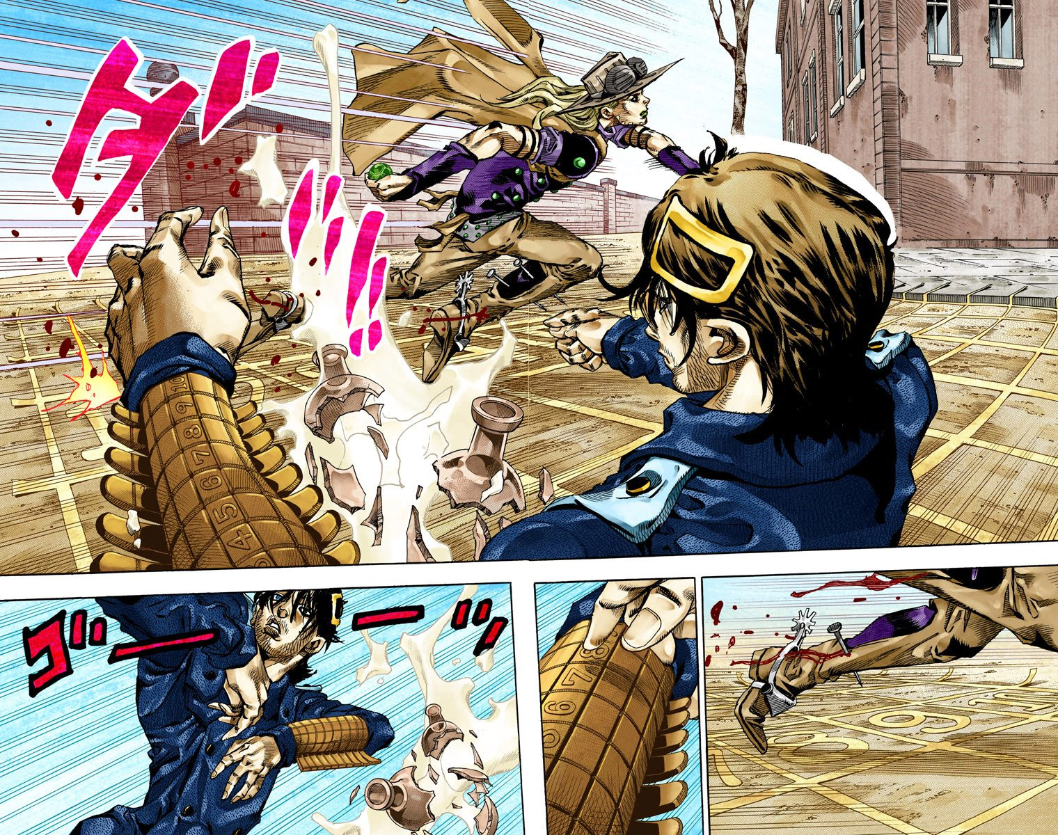 JoJo's Bizarre Adventure Steel Ball Run Colored Manga