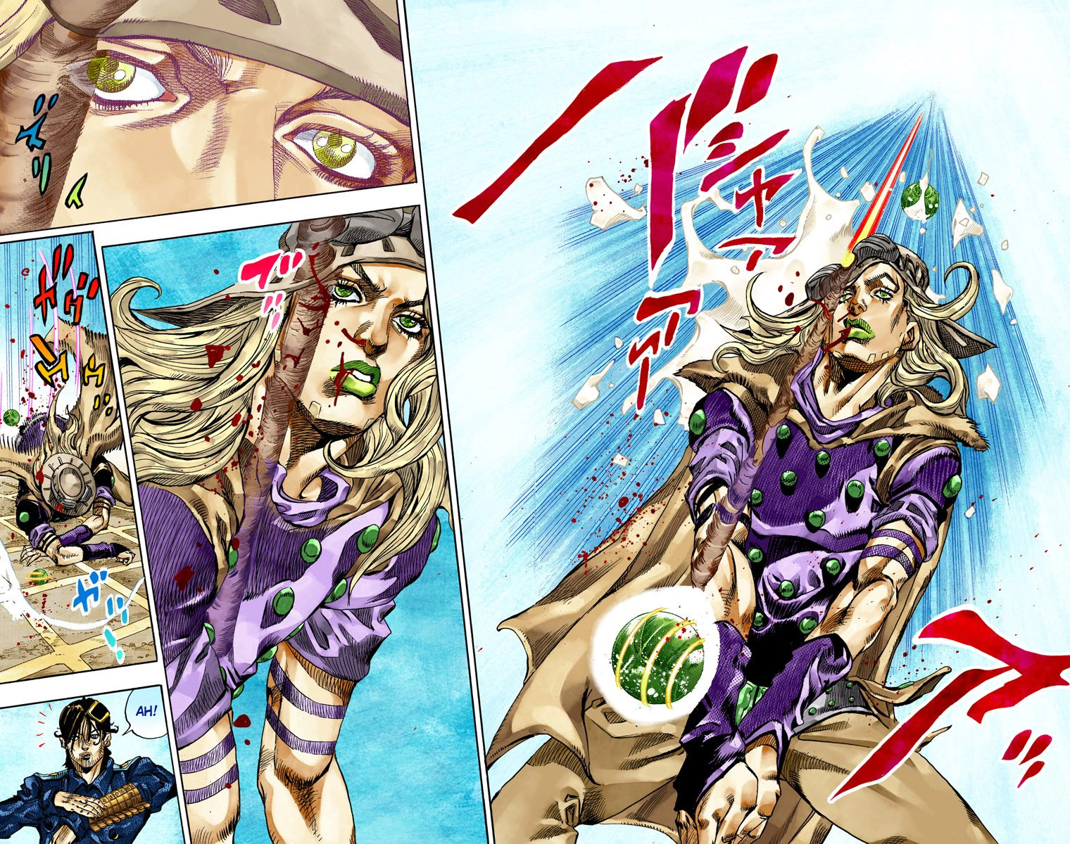 JoJo's Bizarre Adventure Steel Ball Run Colored Manga