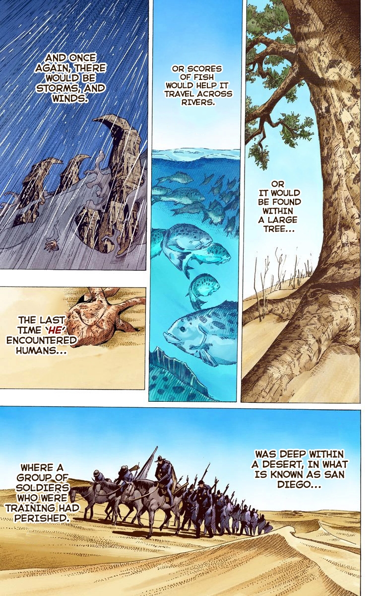 JoJo's Bizarre Adventure Steel Ball Run Colored Manga