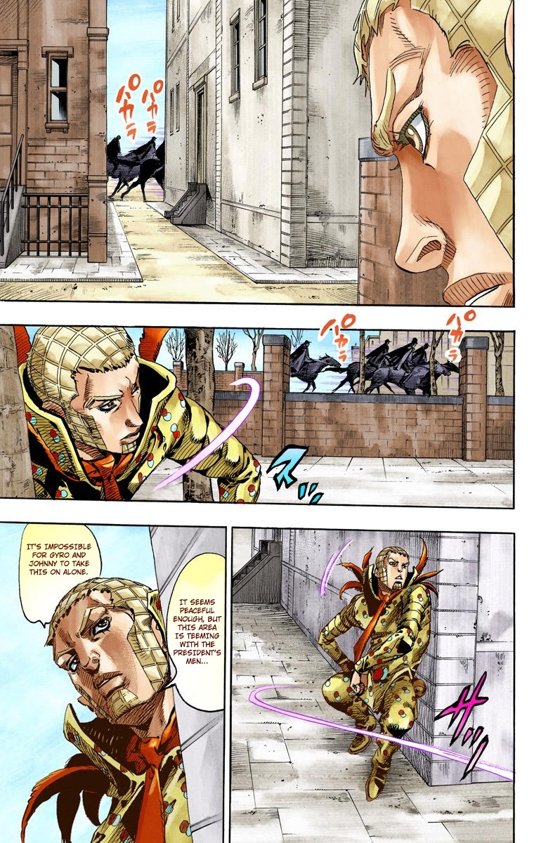 JoJo's Bizarre Adventure Steel Ball Run Colored Manga
