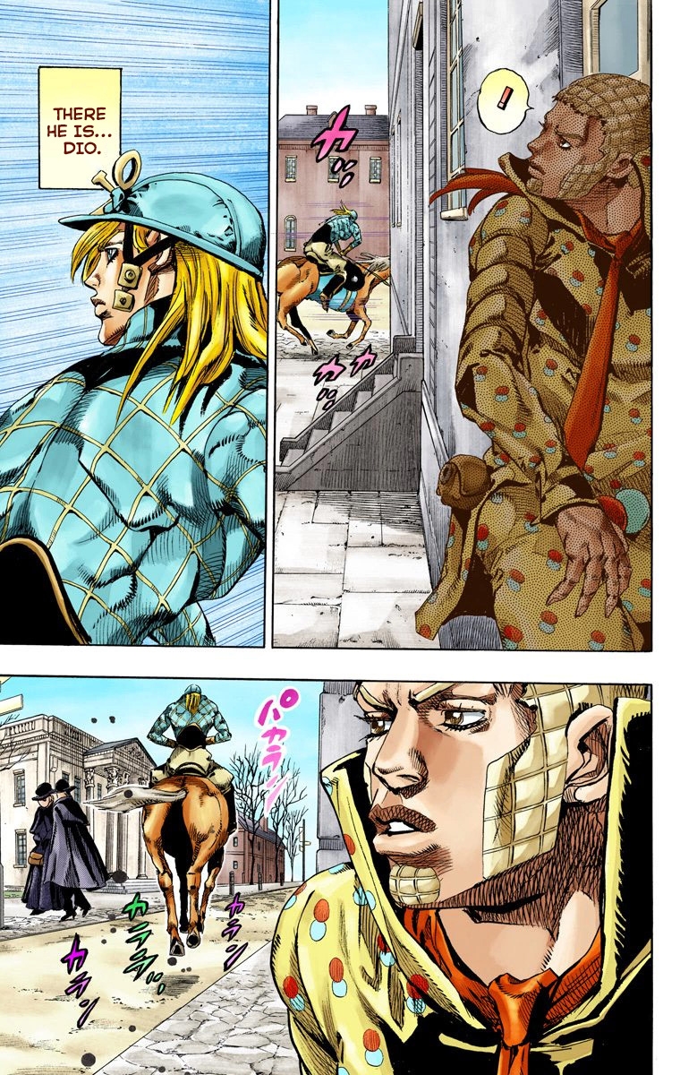 JoJo's Bizarre Adventure Steel Ball Run Colored Manga