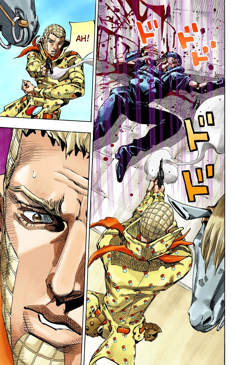 JoJo's Bizarre Adventure Steel Ball Run Colored Manga