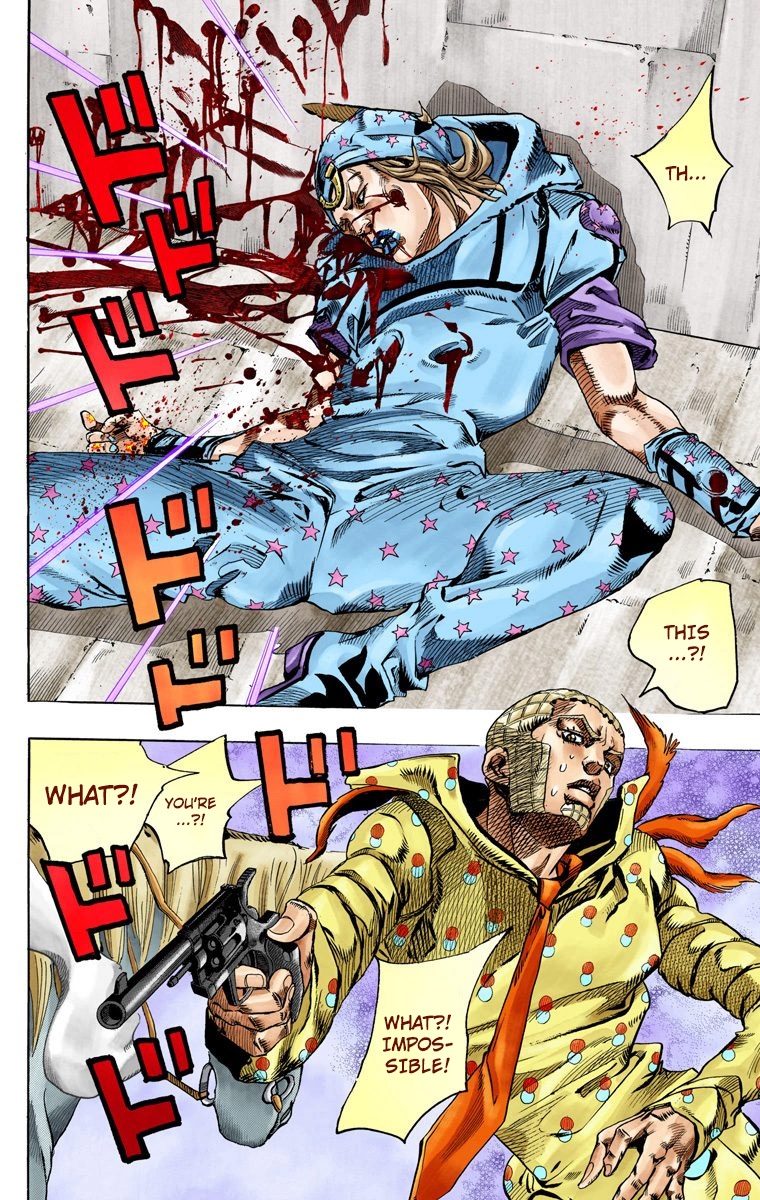 JoJo's Bizarre Adventure Steel Ball Run Colored Manga