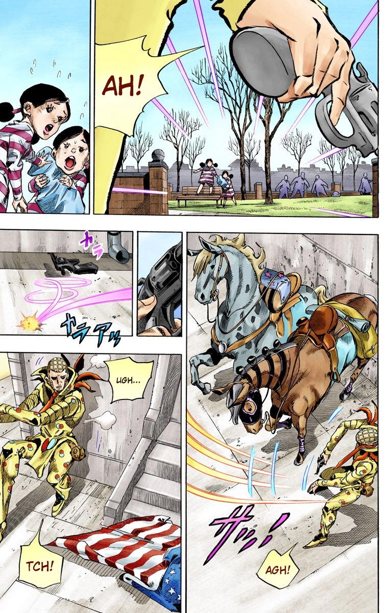 JoJo's Bizarre Adventure Steel Ball Run Colored Manga