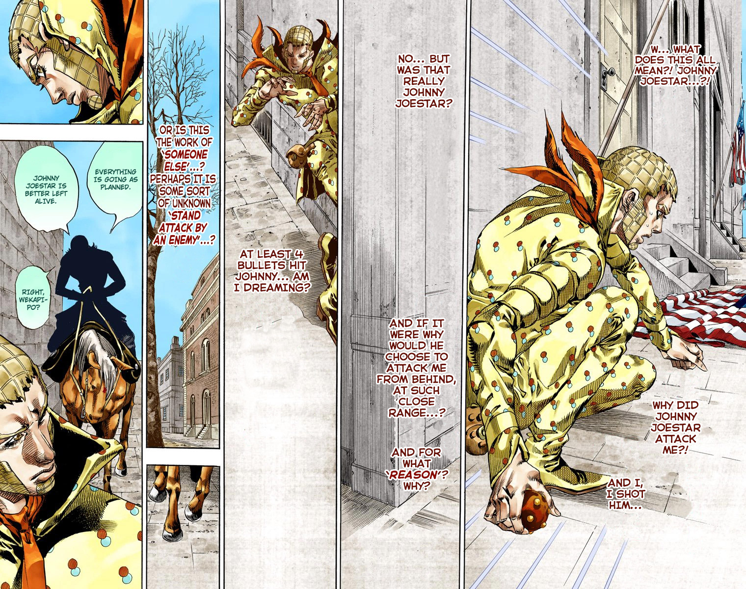 JoJo's Bizarre Adventure Steel Ball Run Colored Manga