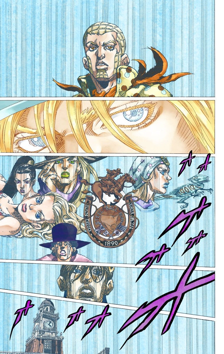 JoJo's Bizarre Adventure Steel Ball Run Colored Manga