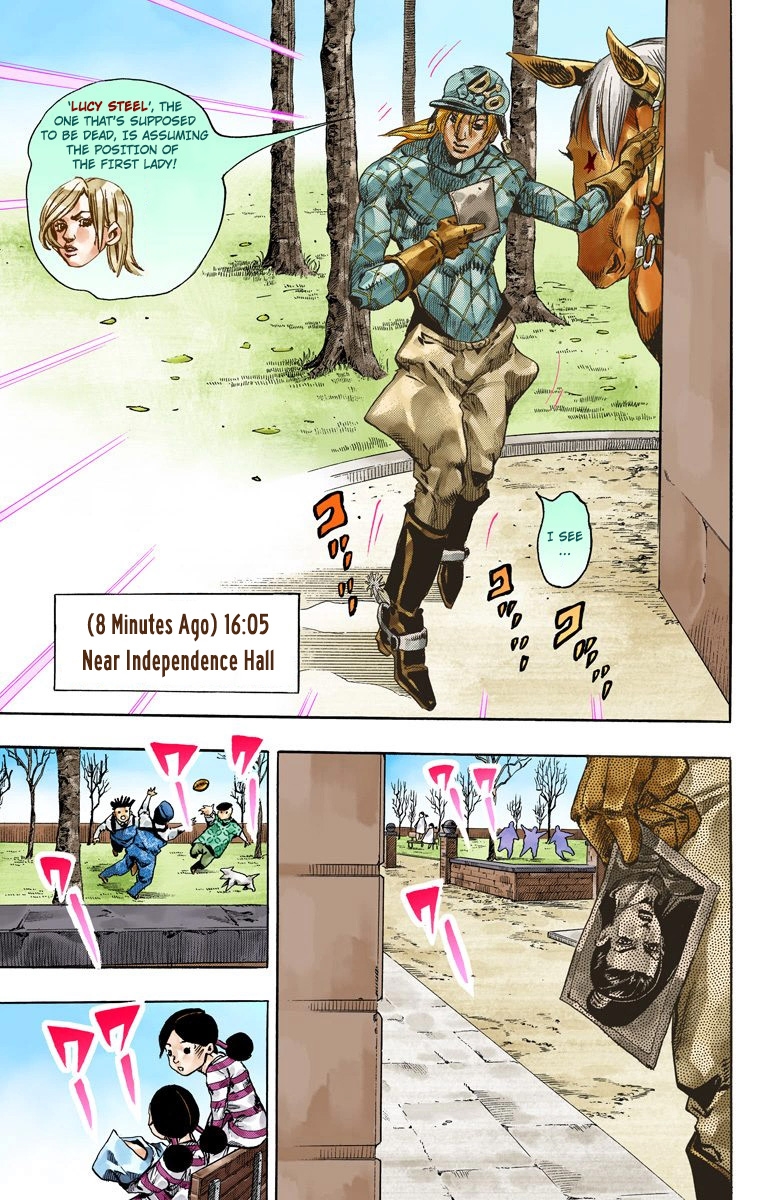 JoJo's Bizarre Adventure Steel Ball Run Colored Manga