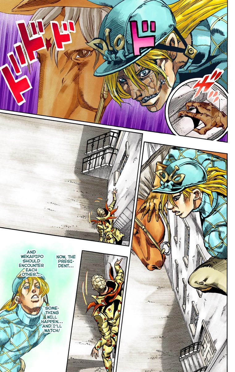 JoJo's Bizarre Adventure Steel Ball Run Colored Manga