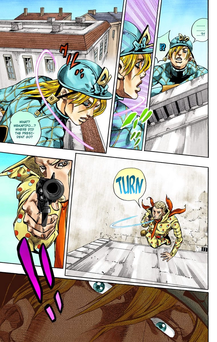 JoJo's Bizarre Adventure Steel Ball Run Colored Manga
