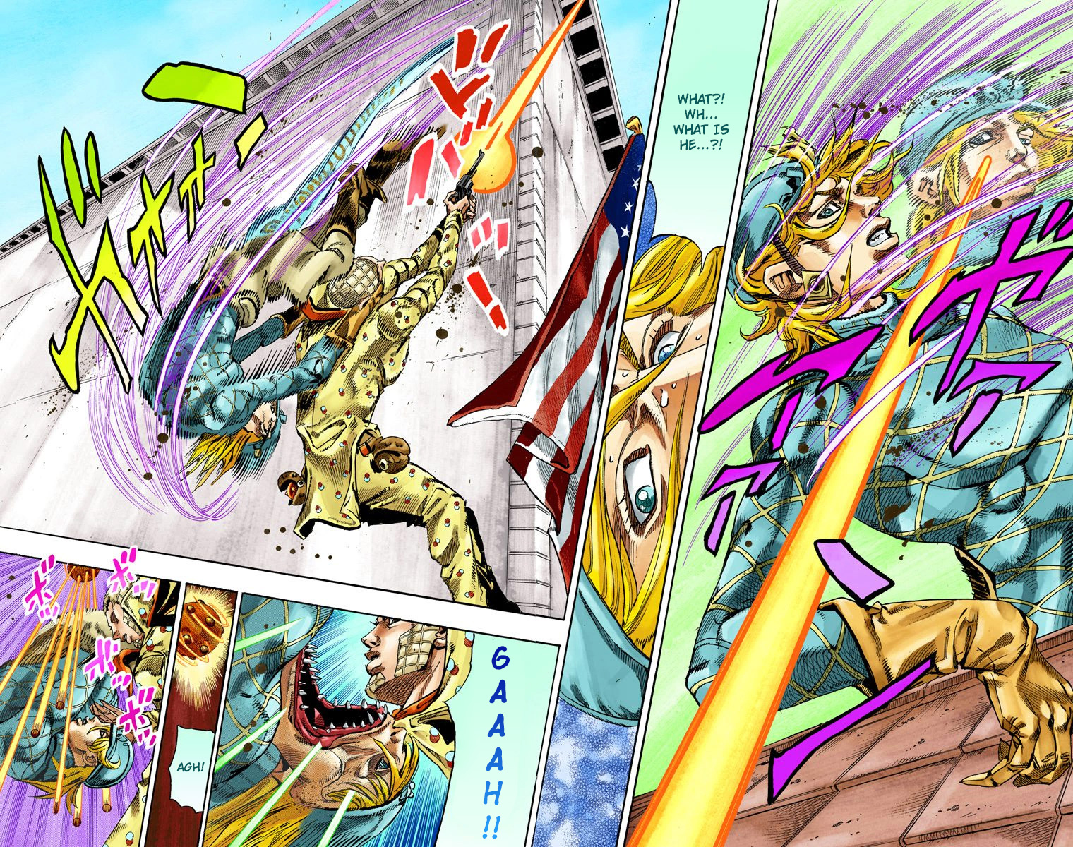 JoJo's Bizarre Adventure Steel Ball Run Colored Manga