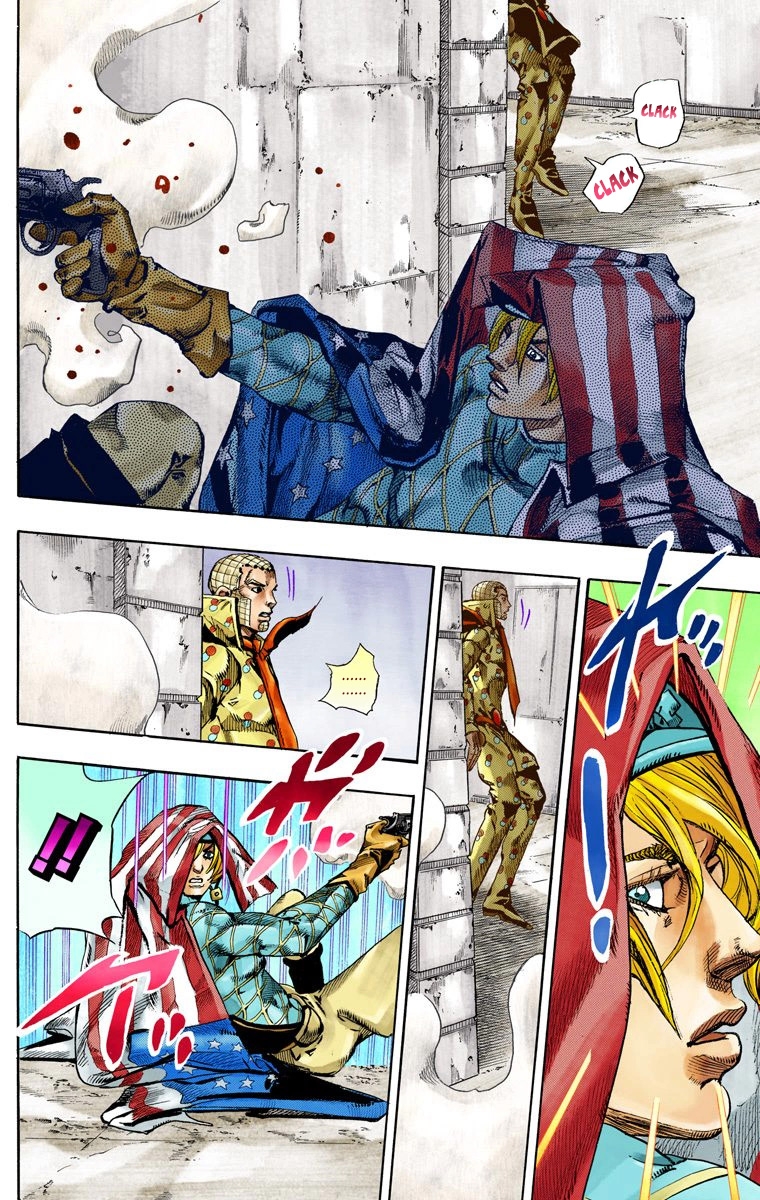 JoJo's Bizarre Adventure Steel Ball Run Colored Manga