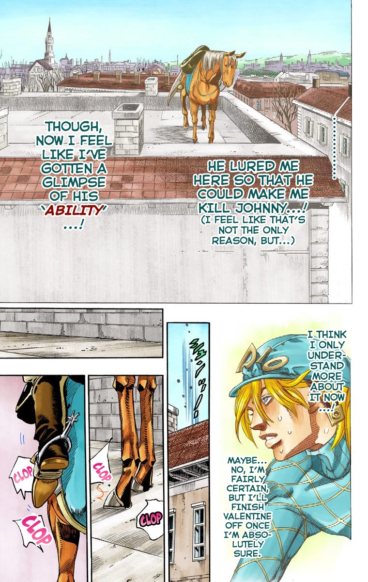 JoJo's Bizarre Adventure Steel Ball Run Colored Manga