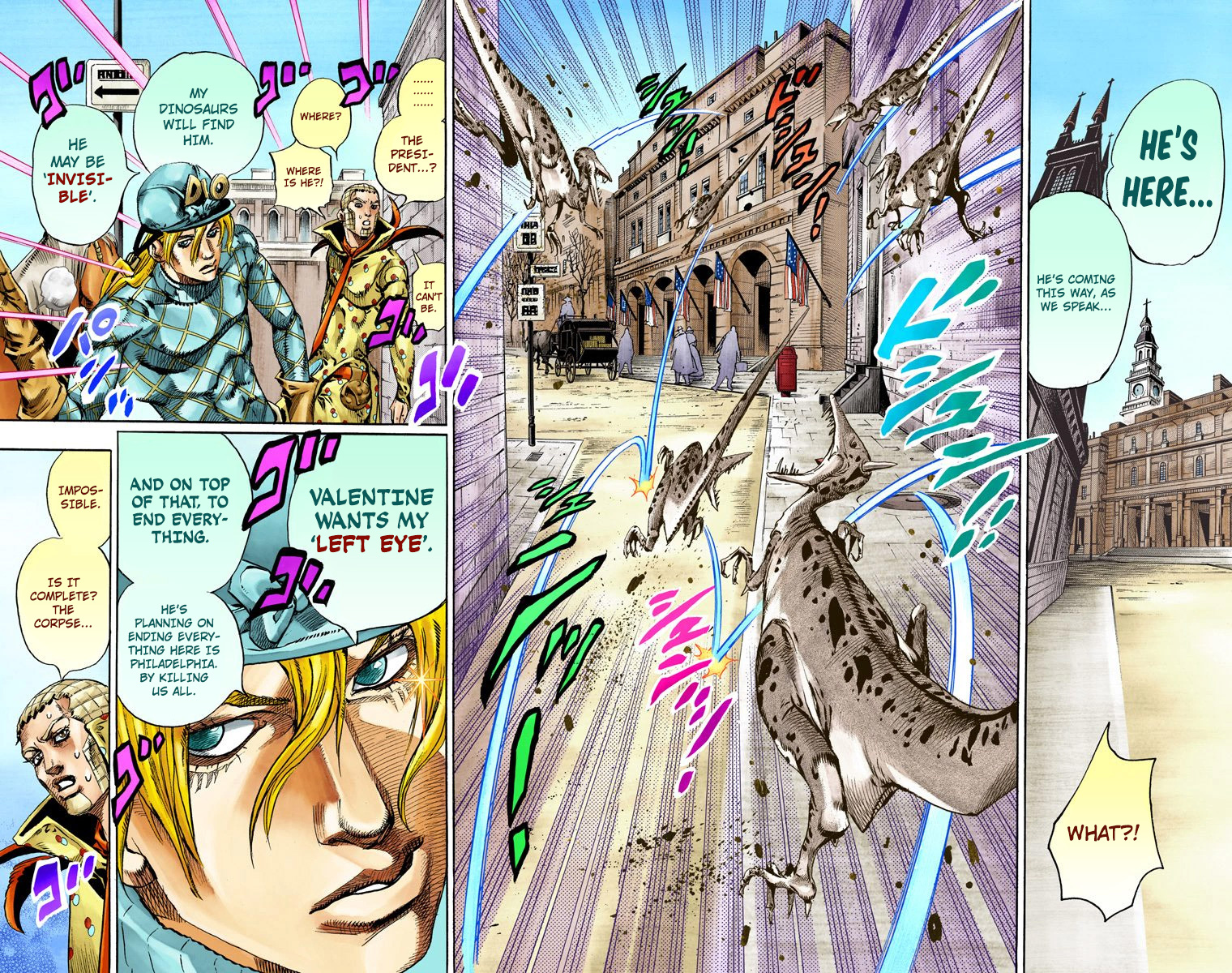 JoJo's Bizarre Adventure Steel Ball Run Colored Manga