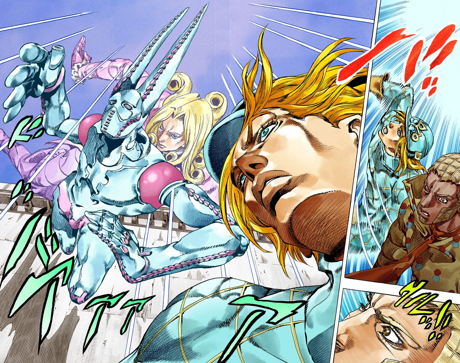 JoJo's Bizarre Adventure Steel Ball Run Colored Manga