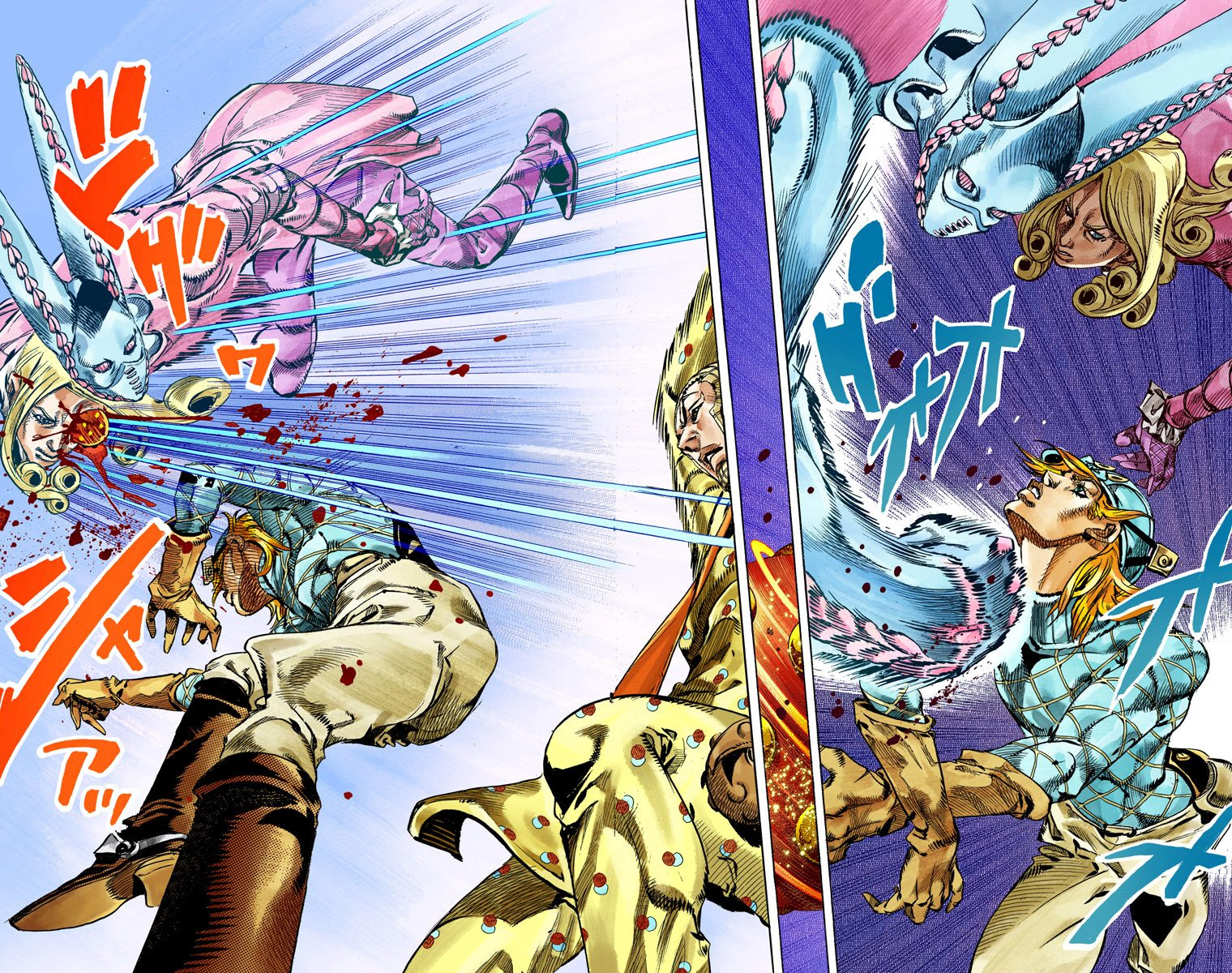 JoJo's Bizarre Adventure Steel Ball Run Colored Manga