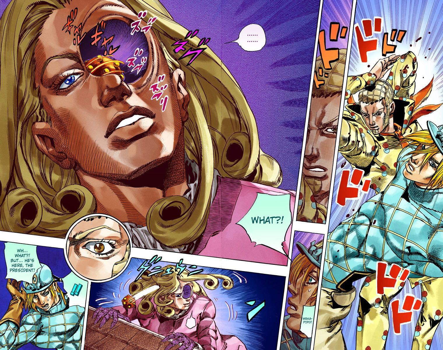 JoJo's Bizarre Adventure Steel Ball Run Colored Manga