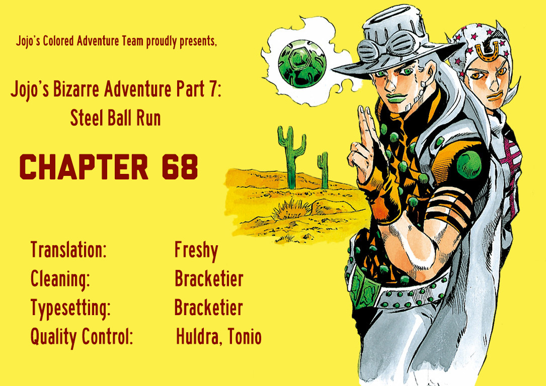 JoJo's Bizarre Adventure Steel Ball Run Colored Manga