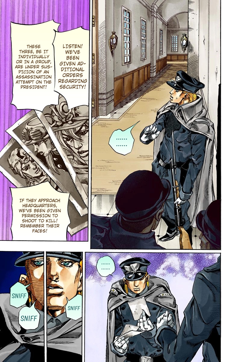 JoJo's Bizarre Adventure Steel Ball Run Colored Manga