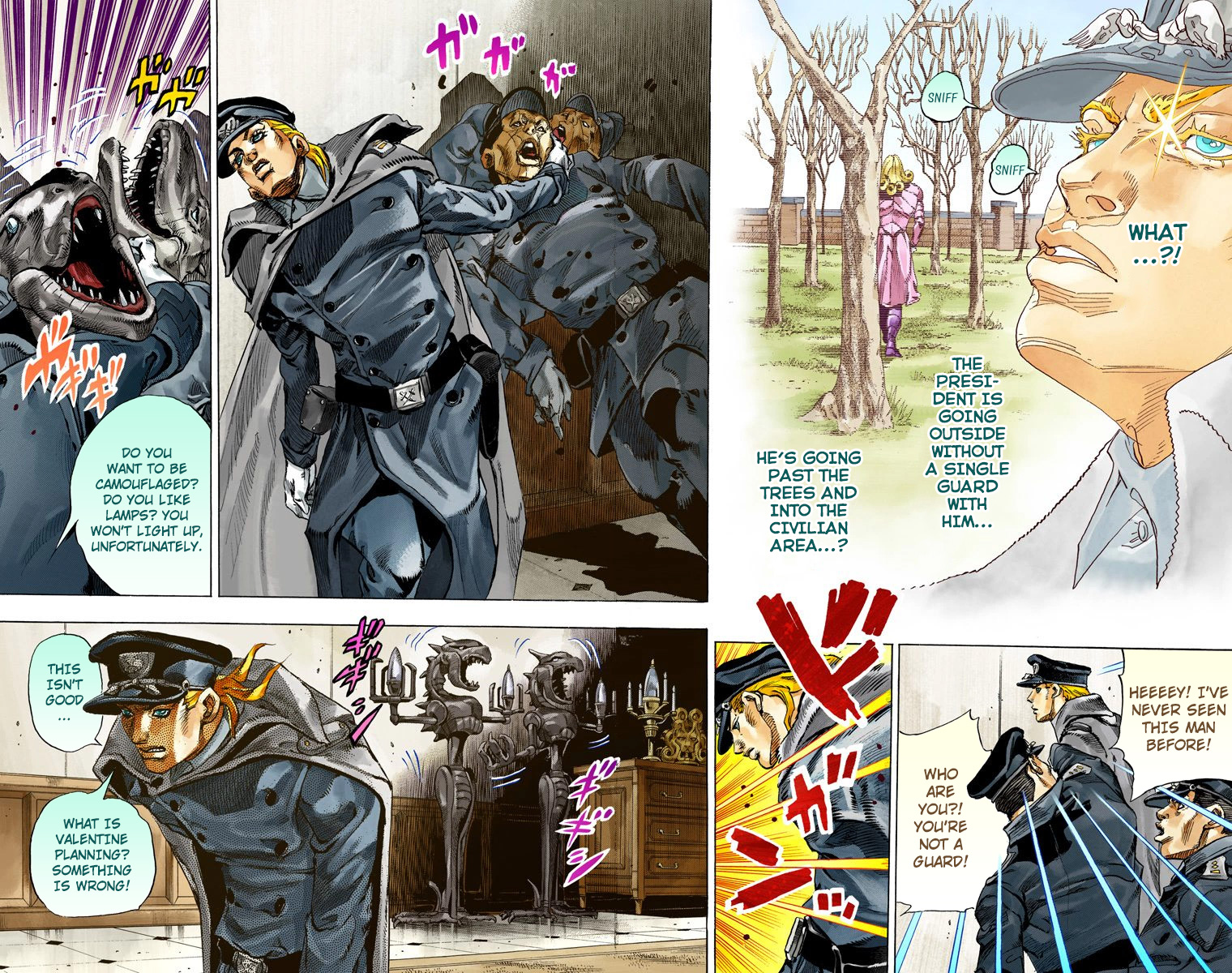 JoJo's Bizarre Adventure Steel Ball Run Colored Manga