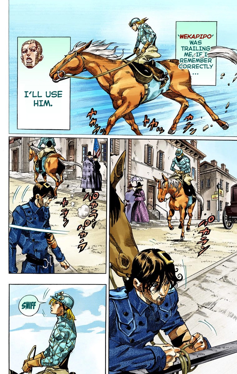 JoJo's Bizarre Adventure Steel Ball Run Colored Manga