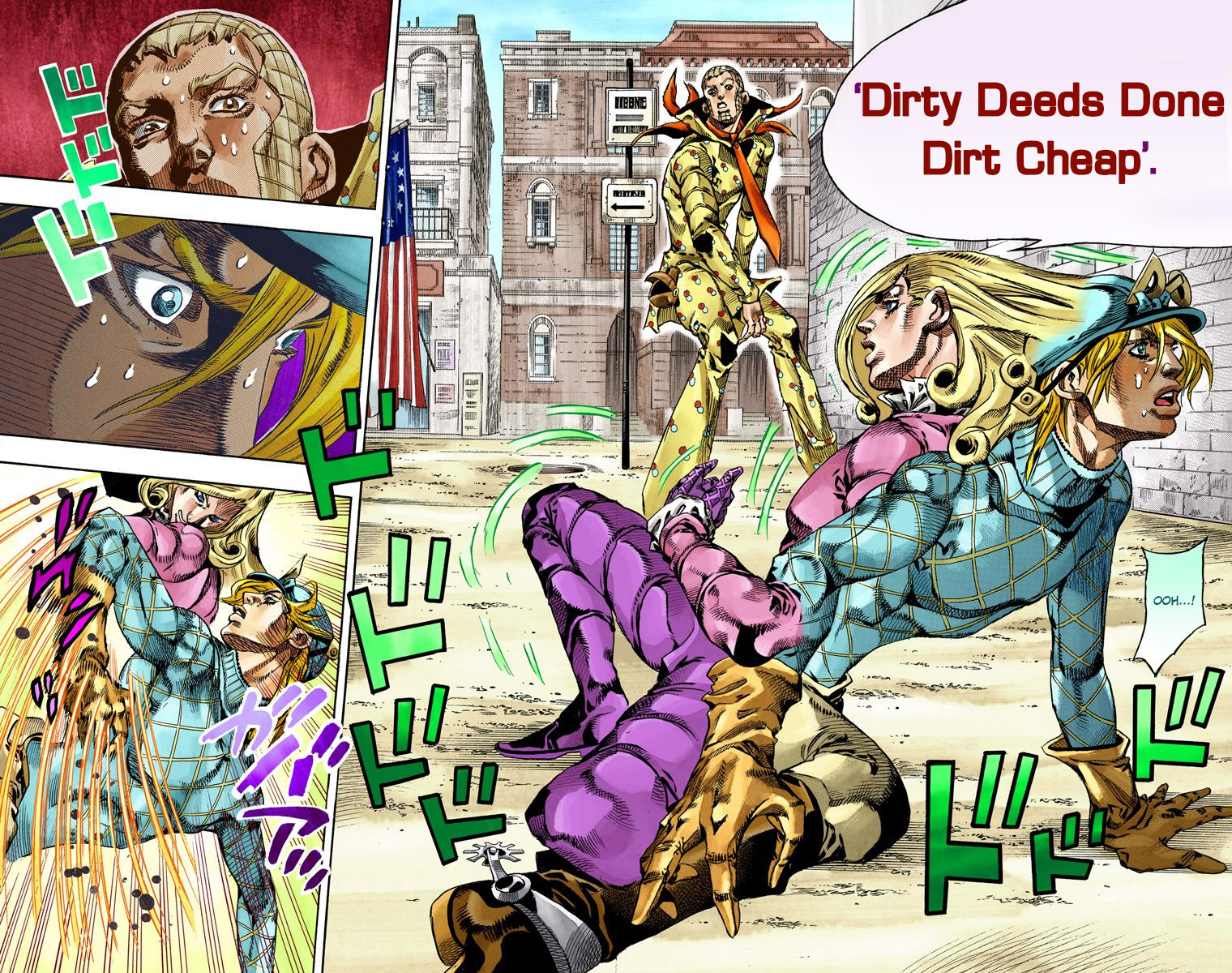 JoJo's Bizarre Adventure Steel Ball Run Colored Manga