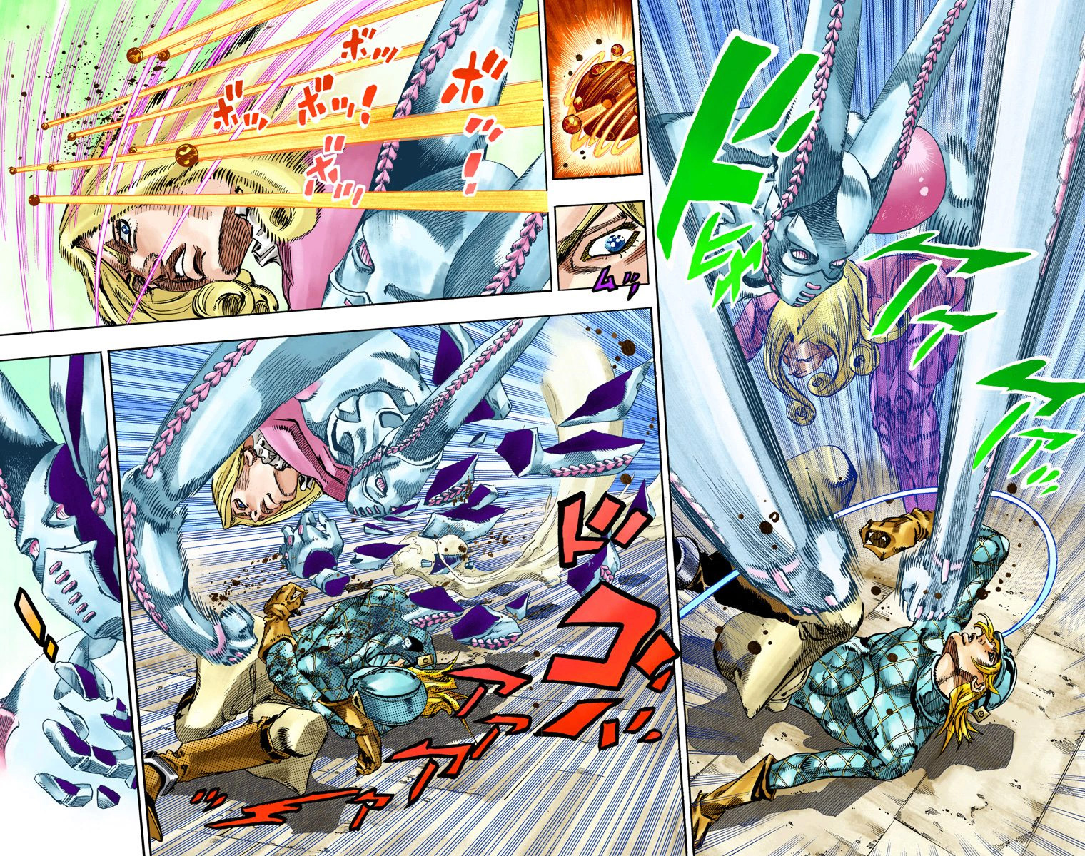 JoJo's Bizarre Adventure Steel Ball Run Colored Manga